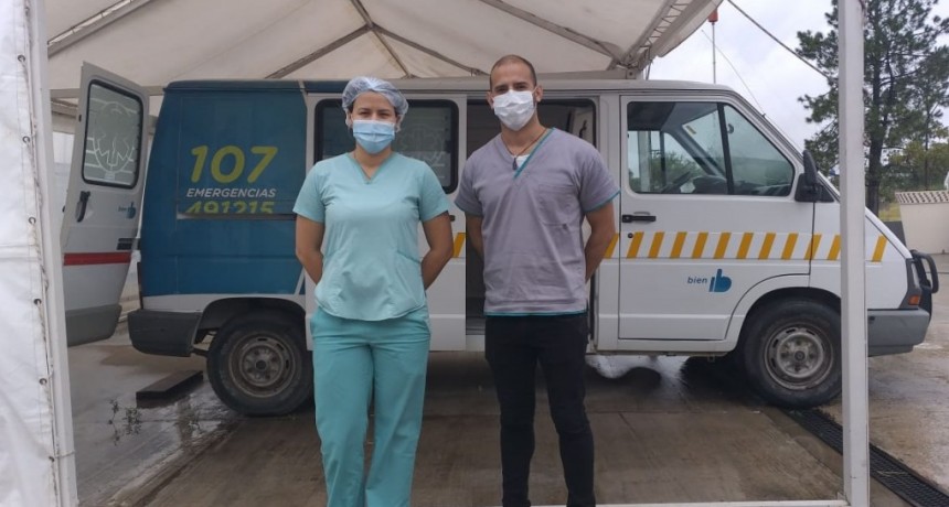 Augusto Ortega y Desiré Santaella: Médicos Venezolanos trabajando contra el COVID19 en Bolívar