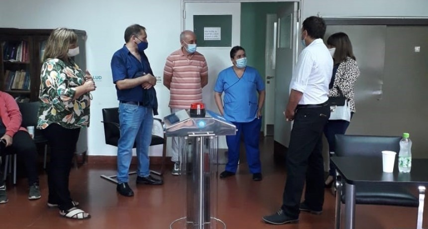 El Hospital de Bolívar recibió la donación de una máquina UVE TEC: Desinfección mediante Rayos Ultravioletas