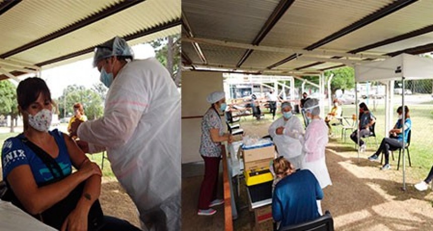 Vacunación COVID19: se llevó a cabo el operativo de inmunización para el personal de los geriátricos locales