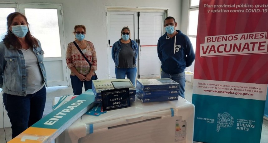 Vacunatorio Municipal: Llegaron insumos enviados por el Ministerior de Salud de la Provincia de Buenos Aires