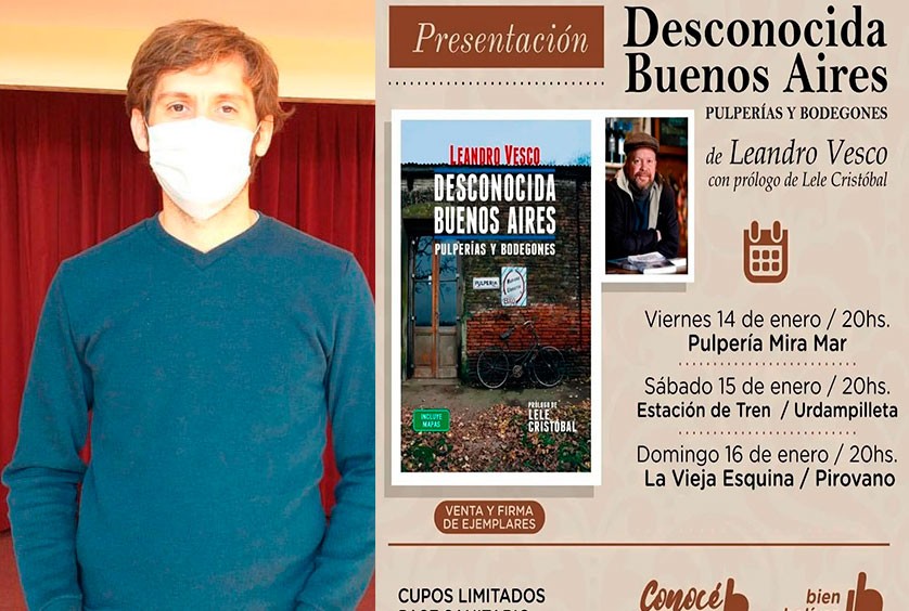 Emilio Leonetti: “Tenemos la suerte que Leandro Vesco ha elegido Bolívar para presentar su libro y es algo muy valioso para nosotros”