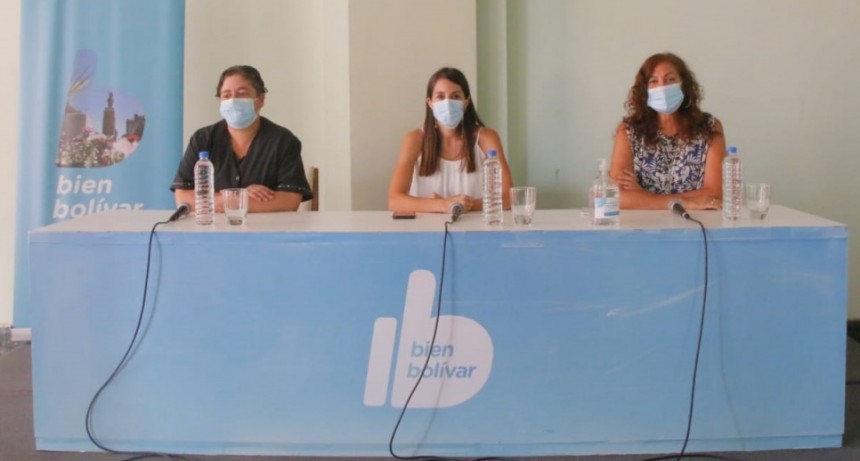 El Equipo de salud junto a María Laura Rodríguez, dieron detalles en conferencia de prensa con los medios locales