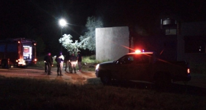 Detectaron el principio de incendio en una obra en construcción