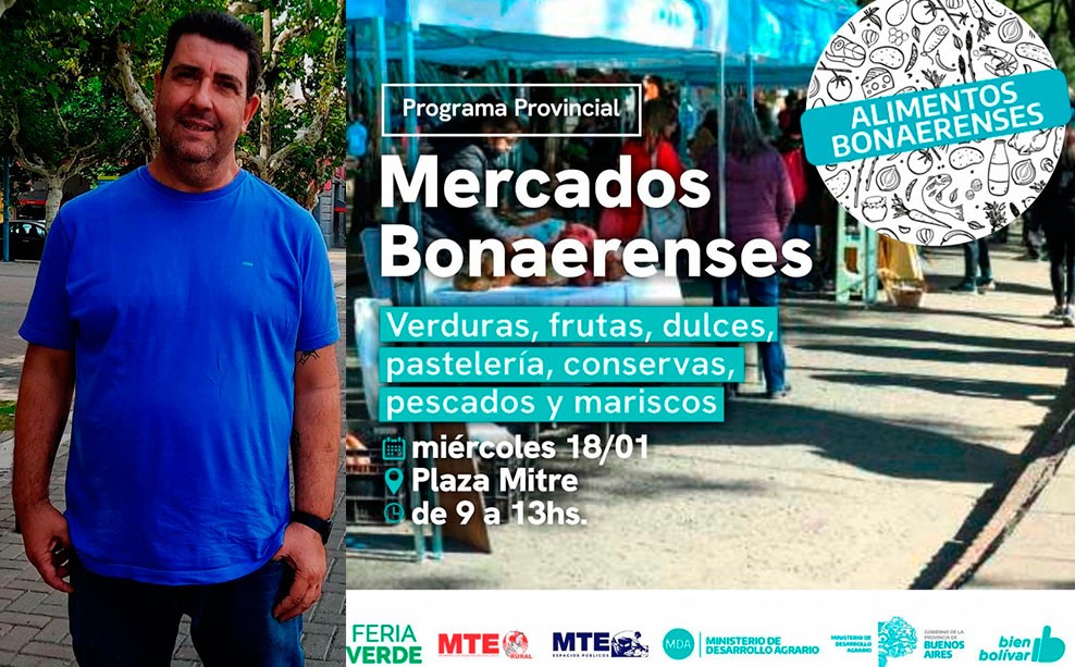 Este miércoles llega Mercados Bonaerenses a Bolívar y en FM 10 hablamos con Javier Fernández, que además anticipó el lanzamiento del programa Impulso Tambero