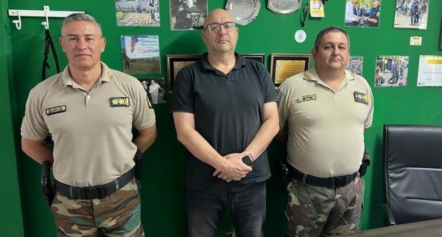 Reunión con importantes autoridades de la Policía Rural Bonaerense