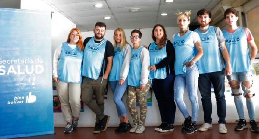 El equipo de Salud Comunitaria se encuentra recorriendo diferentes puntos de la ciudad