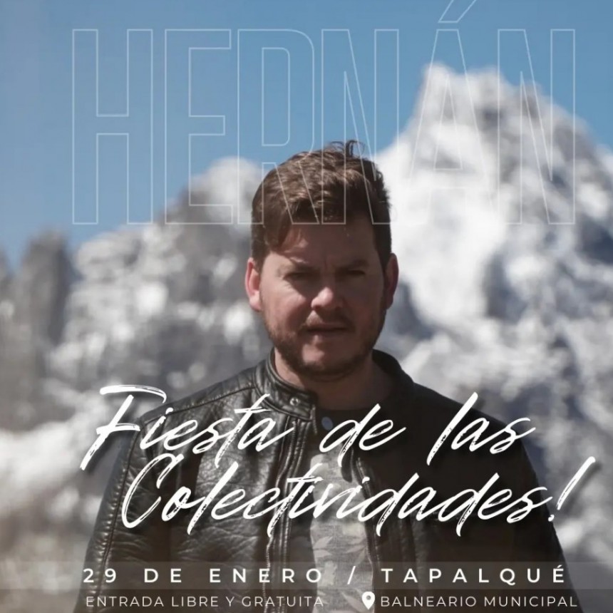 Hern&aacute;n Caraballo har&aacute; el cierre de la Fiesta de las Colectividades en Tapalqu&eacute;