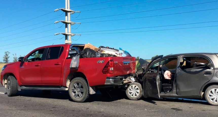 Ruta 65: Fuerte impacto con heridos que fueron trasladados hacia el hospital Capredoni