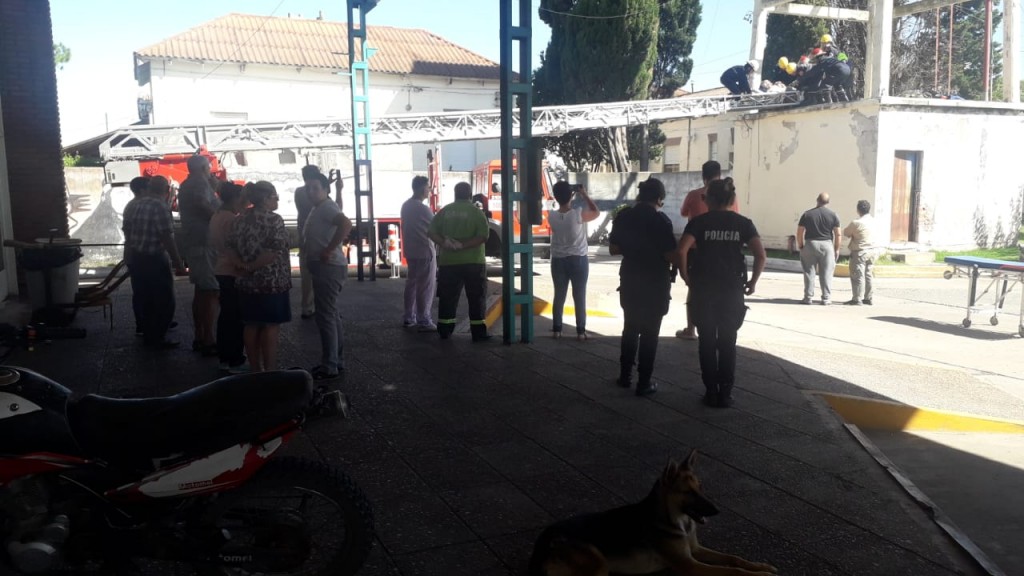 Bomberos Voluntarios rescató a una persona en situación de riesgo de vida