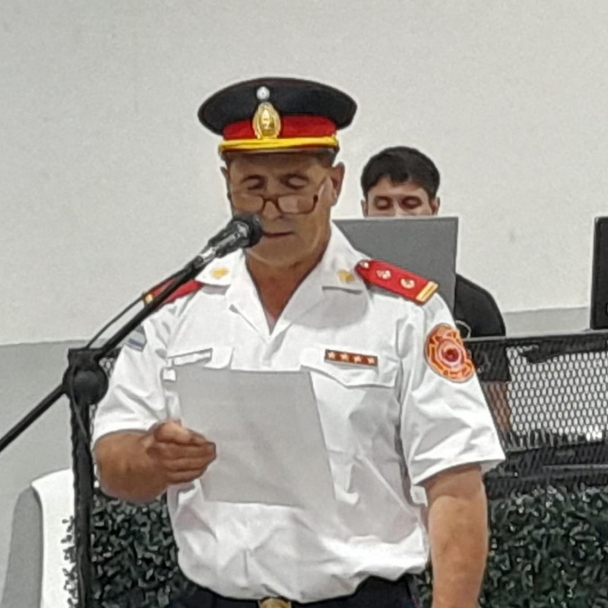 Bomberos Voluntarios: Jorge García, Comandante Mayor y Jefe del Cuerpo Activo, hizo un balance de lo actuado durante el año 2023