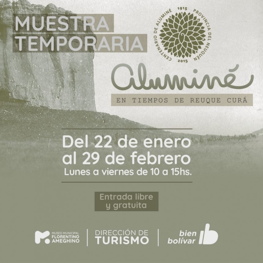 Se puede ver en el Museo Municipal Florentino Ameghino, la muestra “Aluminé en tiempos de Reuque Curá”