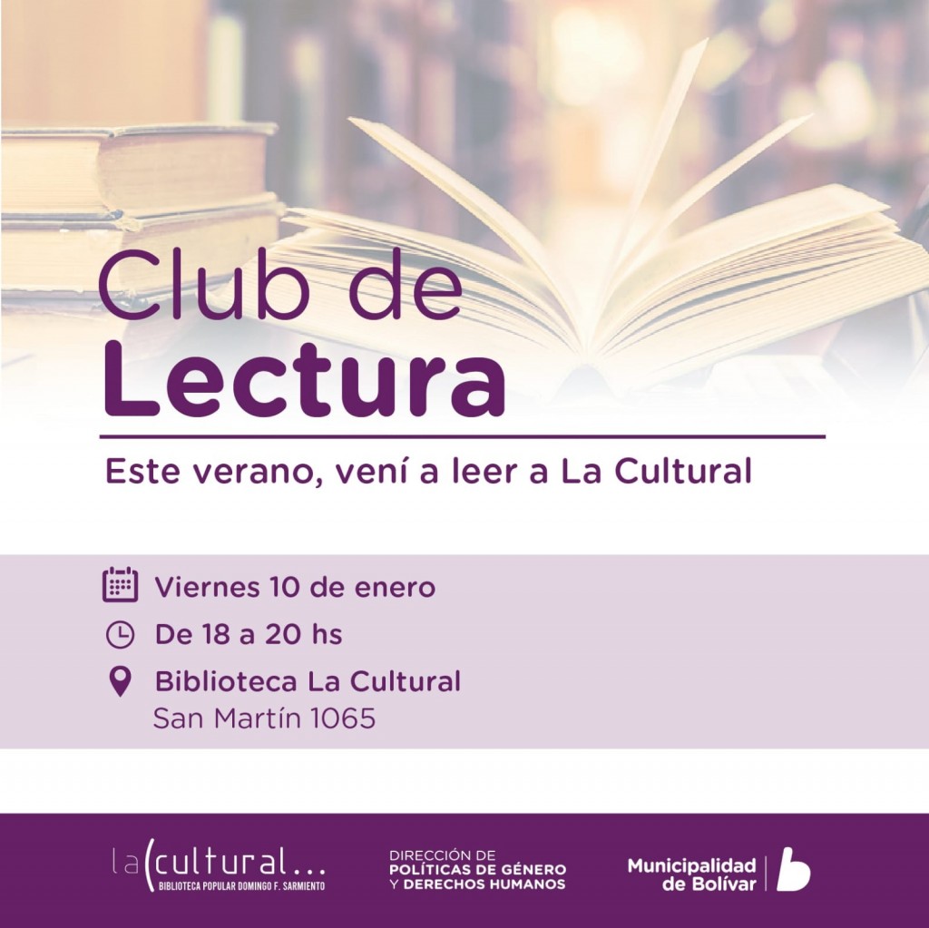 Club de Lectura: Una propuesta veraniega para los lectores