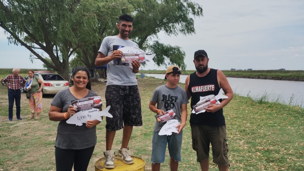 Club de Pesca “Las Acollaradas”, se disputó el concurso 