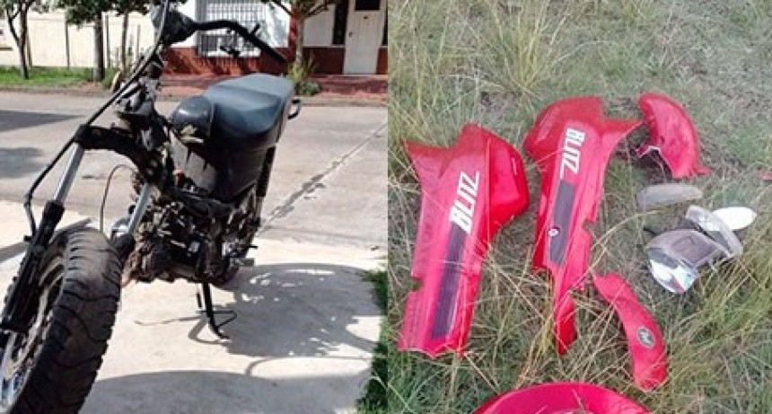 Una joven dej&oacute; su moto estacionada en la vereda por 15 minutos y se la llevaron. La recuper&oacute; a las 48 horas a trav&eacute;s de la Polic&iacute;a