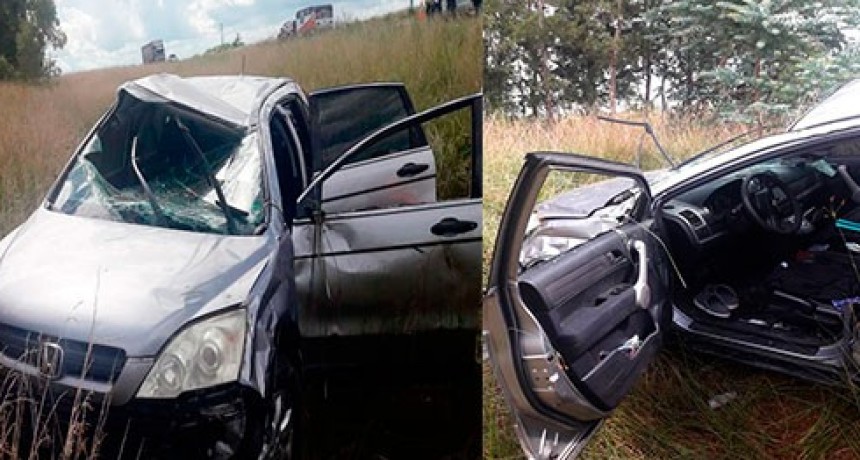 Ruta 226: Dos menores fueron hospitalizados a raíz de un vuelco