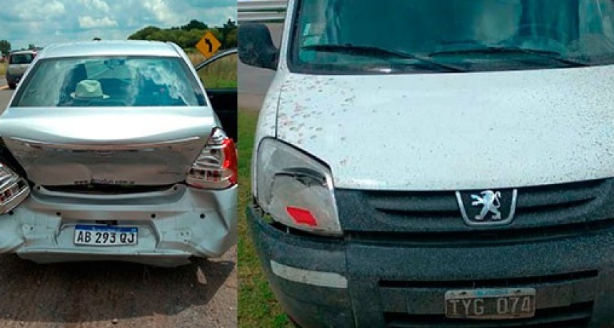 Un hombre hospitalizado a raíz de un fuerte impacto en ruta 226, frente a Las Cavas