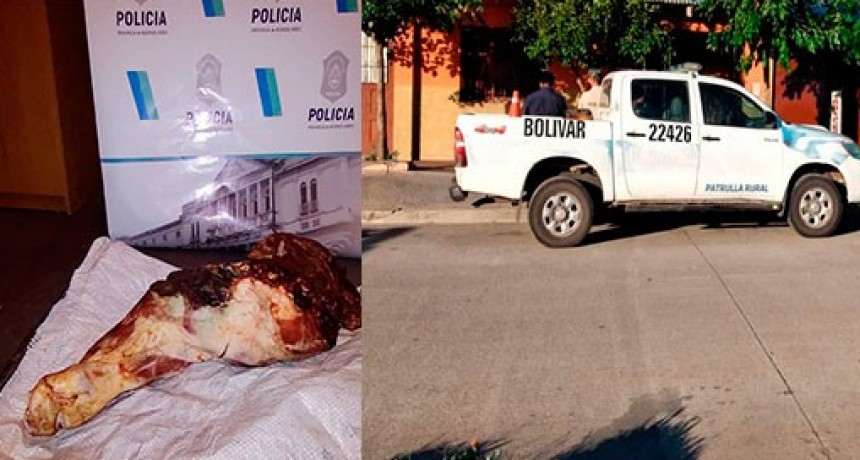 Información Oficial: Secuestraron de un domicilio, carne vacuna que sería producto de un abigeato