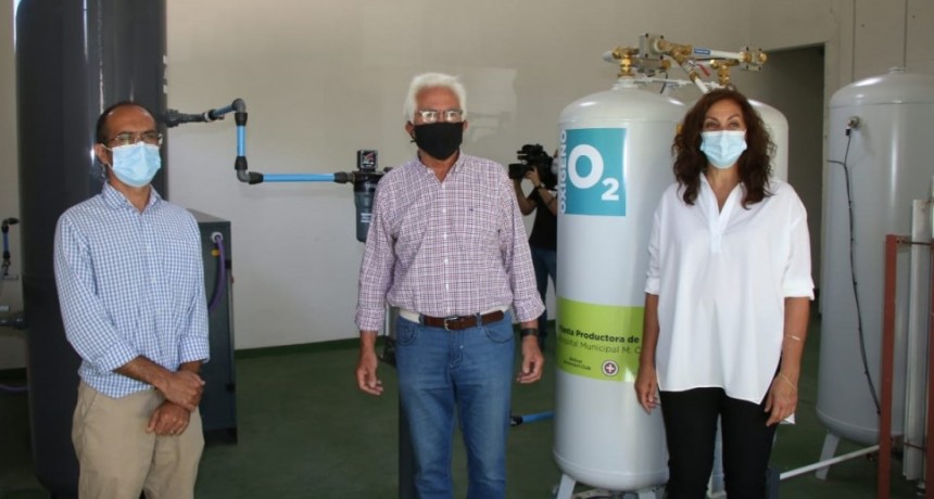 El hospital Capredoni ya tiene su propia Planta de Oxígeno, quedó inaugurada este sábado