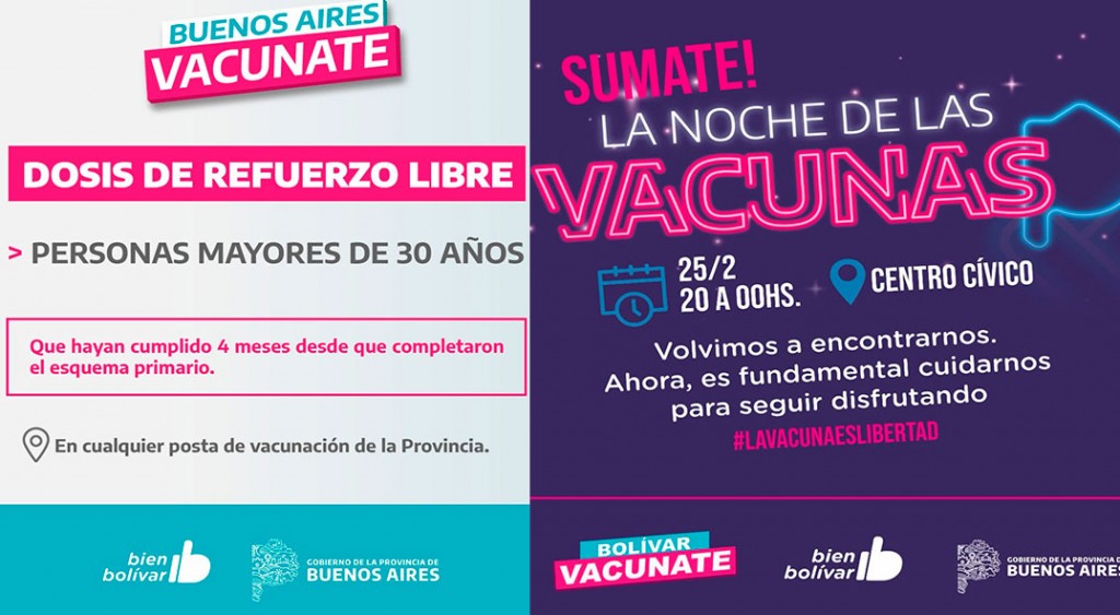Comienza la vacunación libre de dosis de refuerzo para persona smayores de 30 años