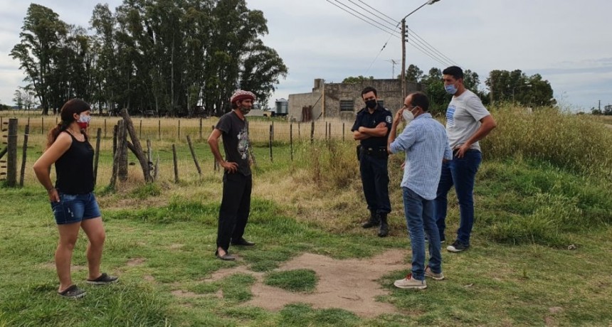 El Intendente Pisano visit&oacute; la localidad de Paula