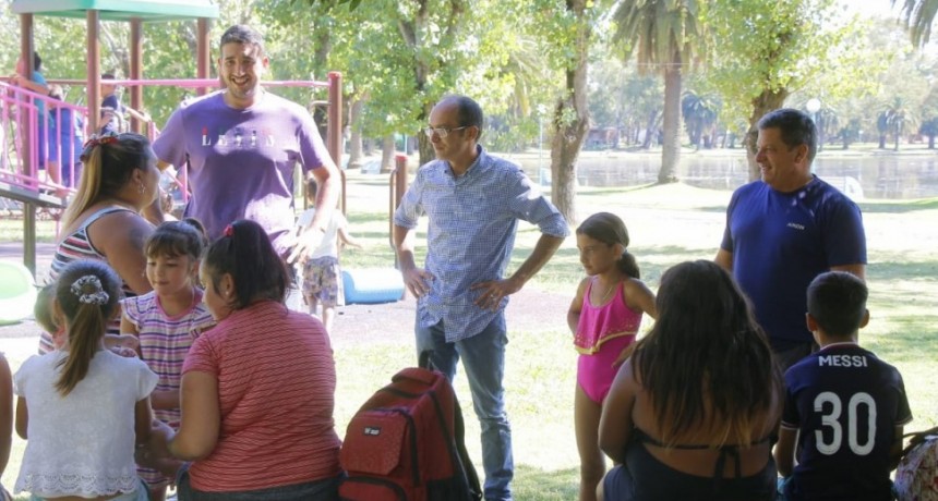 El Intendente Pisano estuvo presente en el cierre de los CAI y Merenderos en el parque Acuático
