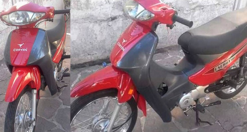 Robaron una moto de una vivienda