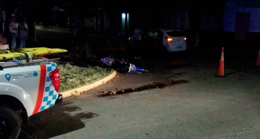 Impacto en avenida Alsina y calle Zapiola