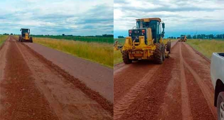 El Municipio realiza tareas de mantenimiento en la obra del Acceso a Ibarra