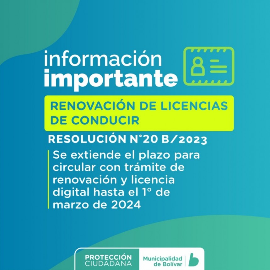 Protección Ciudadana informa que se extiende el plazo para circular con trámite de Renovación y Licencia Digital