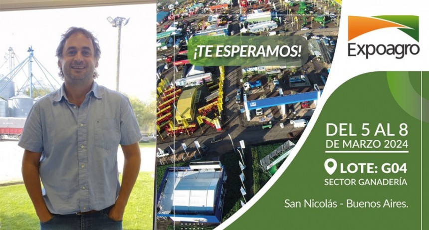 Tomás Berisso (EDP Agro y Primia Nutrición Animal): “Vamos a estar por tercera vez en ExpoAgro en el sector ganadería y los esperamos para mostrarles nuestros nuevos desarrollos”