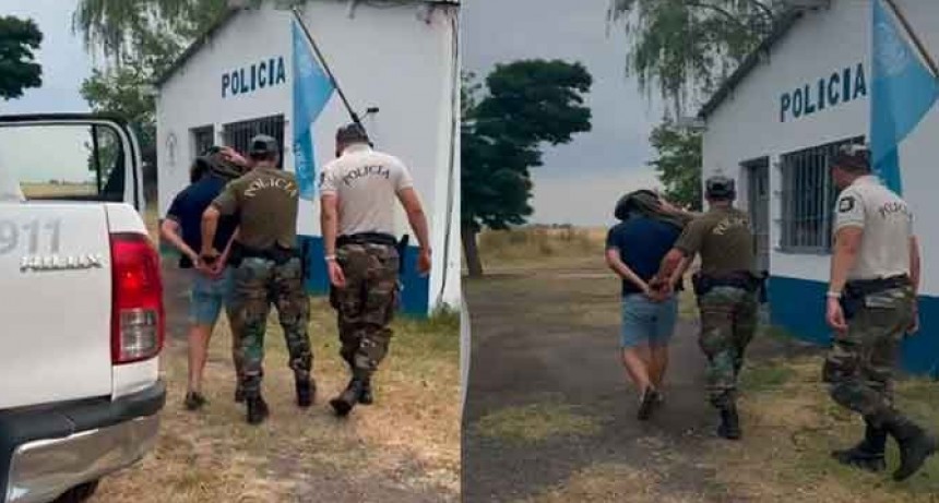 Informe Oficial Patrulla Rural Bolívar: En un operativo de control rutero y caminos rurales, fue detenido un sujeto que tenía pedido de captura