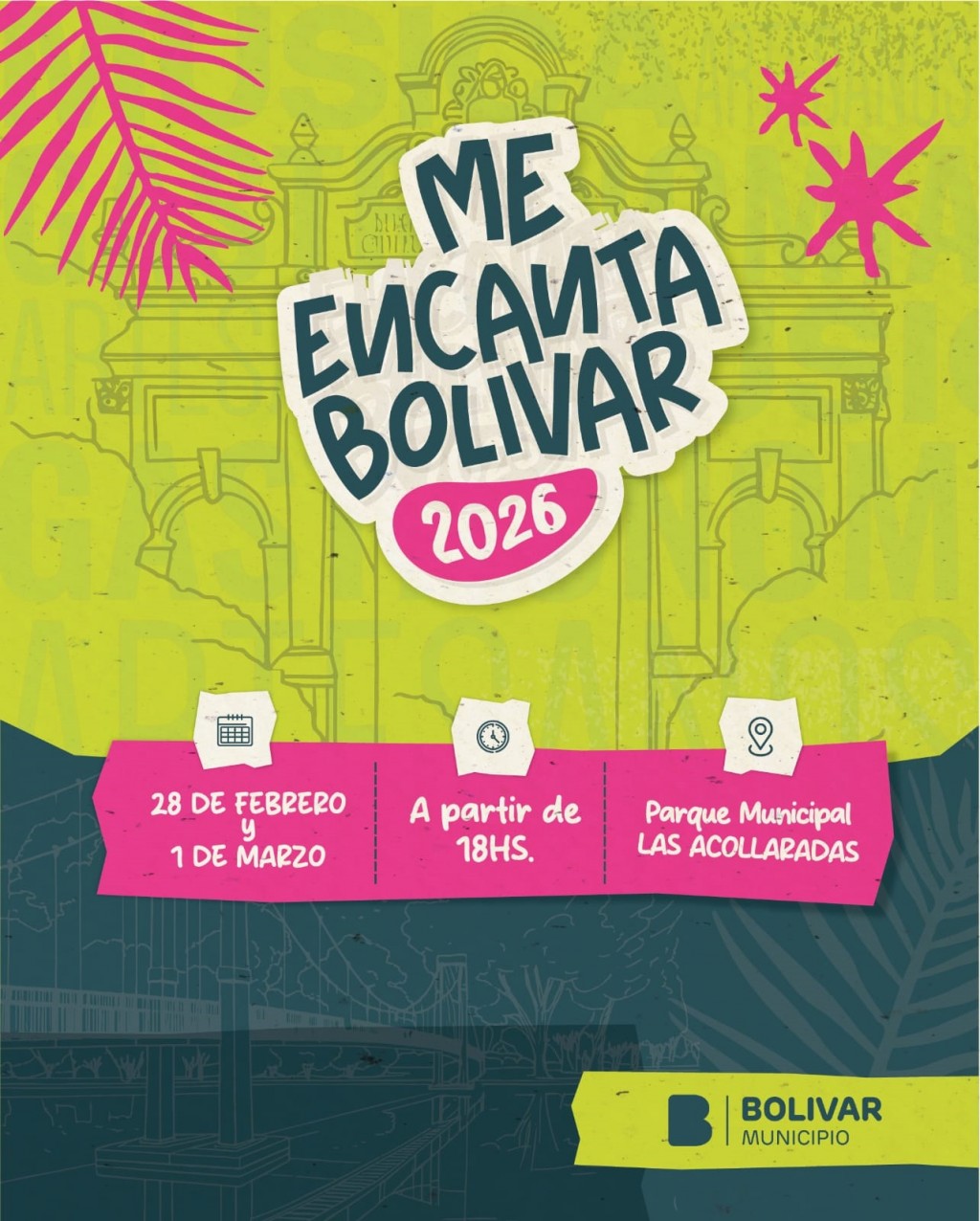 Me Encanta Bolívar 2026: se abrió la inscripción para artistas locales