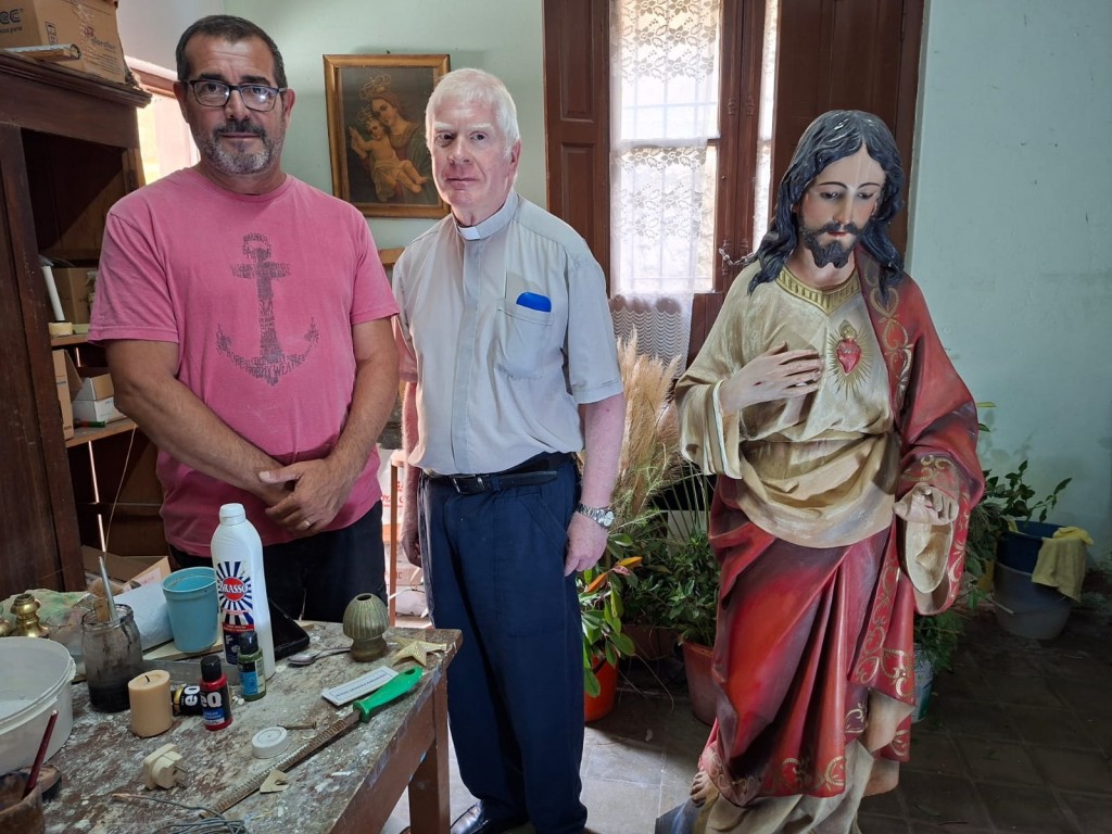 La Parroquia San Carlos Borromeo luce más joven y renovada en todos los sectores, y ya quedó habilitado el Cinerario Parroquial