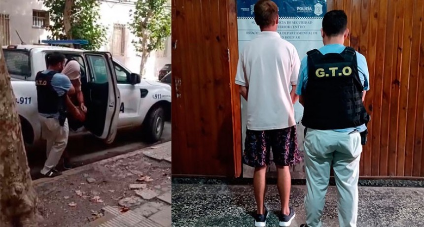 Informe Oficial jefatura Departamental de Policía: Tras un violento ataque en Bolívar, detuvieron a un joven por un caso de 