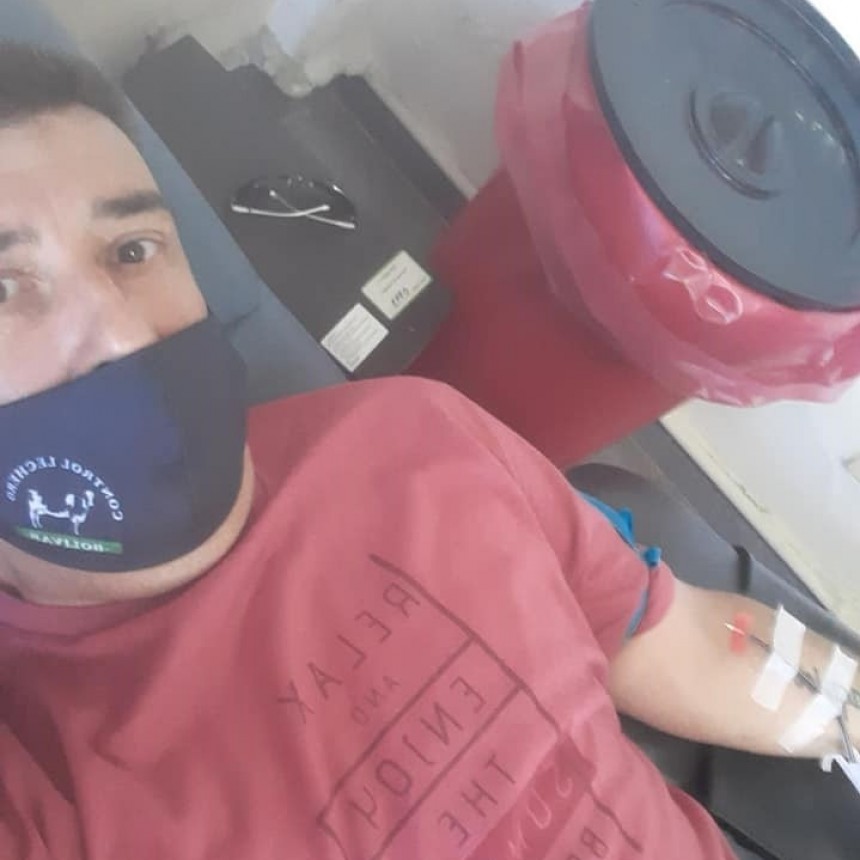 Javier “Willy” Fernández: “Es muy poco lo que te extraen durante la donación, pero sirve para mucho”