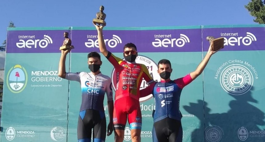 45° Vuelta Ciclista de Mendoza: Nicolás Naranjo obtuvo la sexta etapa y se lució en Junín, el equipo de Dotti se impone en la General