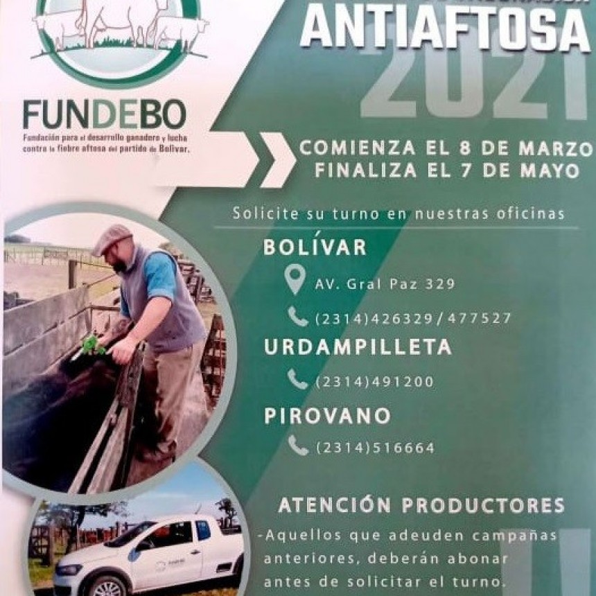 Carlos Mazzuca (Campaña Antiaftosa): 