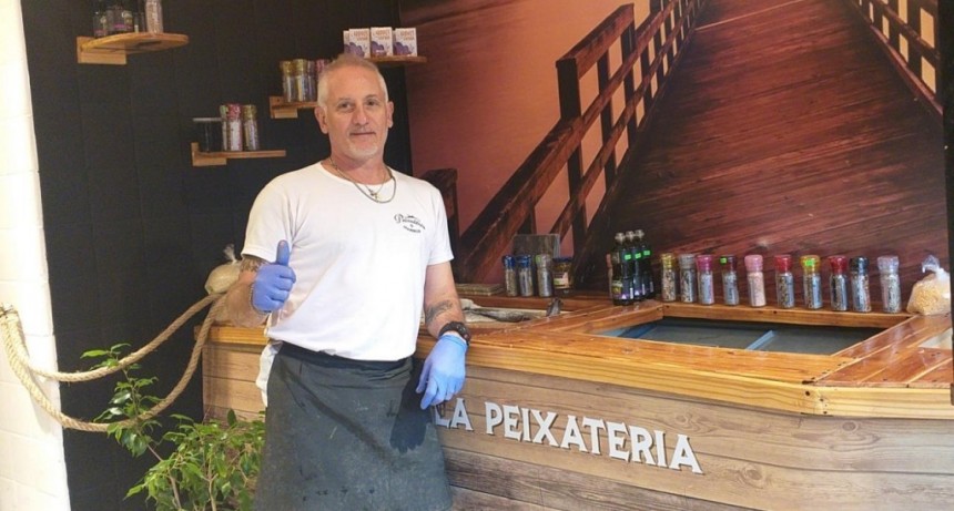 Jorge ‘Tero’ Albano (Peixatería): “Estoy muy contento por la respuesta que nos da la gente. A los que todavía no conocen, los invito a pasar