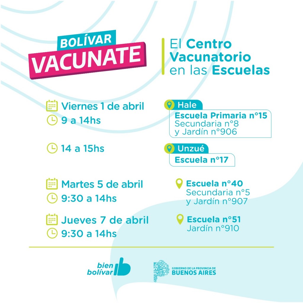 Avanza la vacunacion anti-covid en las escuelas