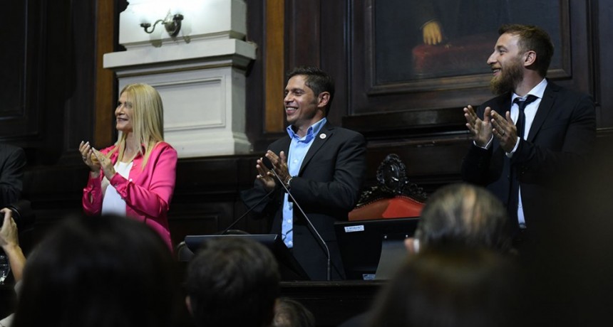 Kicillof: “En los próximos dos años todos los esfuerzos estarán orientados a reparar, reconstruir y transformar la Provincia”