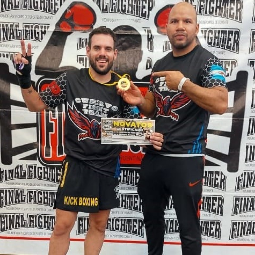 Erik Brown: “Era la primera vez que yo me subía a un ring, tanto en boxeo como en kickboxing”