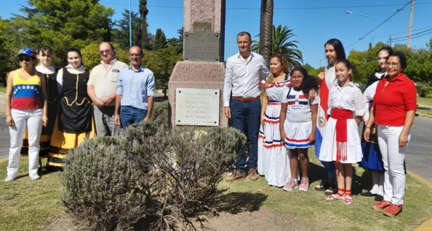 Bolívar celebra 145 años de su fundación, FM 10 estuvo en el acto oficial y habló con el intendente Pisano y el Senador Bucca
