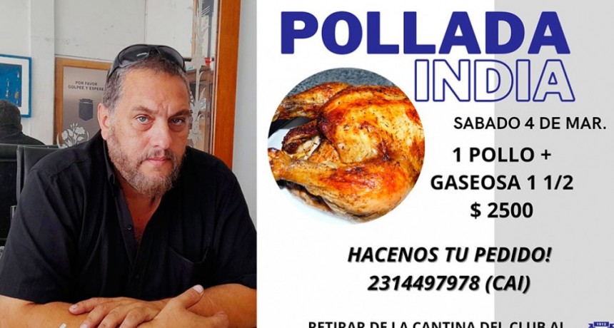 Gran Pollada en Independiente, cocinar&aacute;n m&aacute;s de 250 y en FM 10 hablamos con Oscar Ortiz, Tesorero de la Comisi&oacute;n Directiva