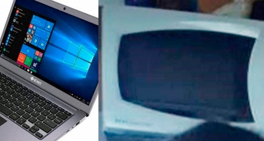 Robaron una Notebook y un Microondas