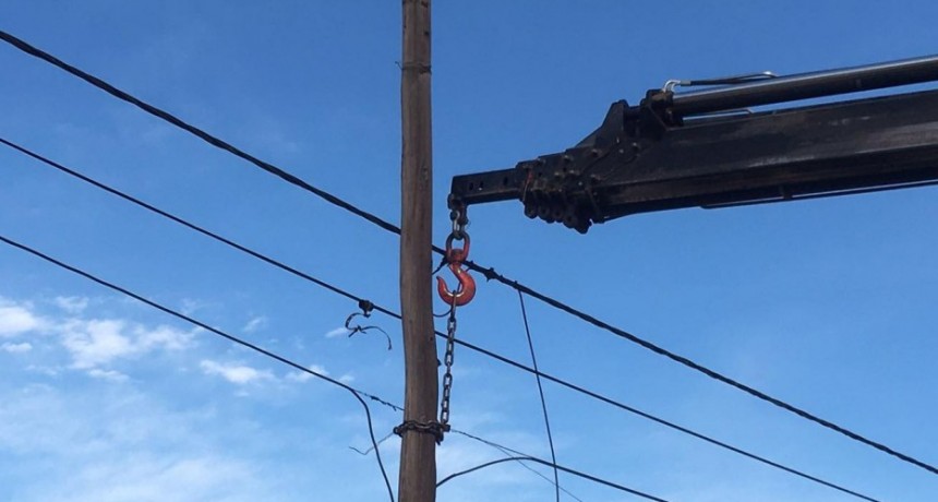 EDEN estima que con el cierre de la tarde de este martes, finalizaría con las tareas de recomposición del tendido afectado