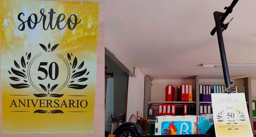 Librería ABC realizó el sorteo del Monopatín Fiat, y en ganador fue Rubén Sosa, quien habló en FM 10 con la familia Asín