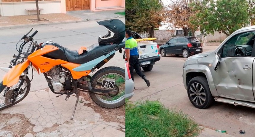 Fuerte impacto entre dos conductores