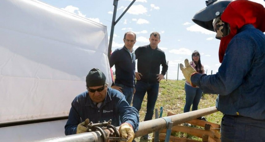 Avanza la obra de gas de Pirovano