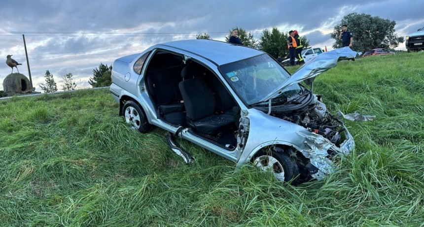 Ruta 205: Accidente con tres policías heridos que viajaban a trabajar a González Catán, están fuera de peligro