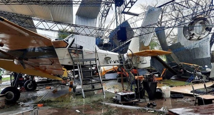 Supercelda: las imágenes del feroz paso del fenómeno de tormenta por La Pampa, 9 de Julio y Bragado